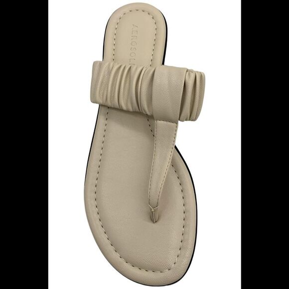 Aerosoles Women's Cady Flip-Flop Off White - Medium - Picture 2 of 3